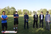 آخرین جلسه تمرین تیم فوتبال استقلال تهران با حضور مدیر عامل باشگاه/تصاویر