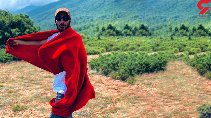  نوید محمدزاده با شنل قرمز رقصید! + عکس