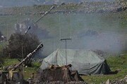استقرار توپخانه صهیونیستها در مرز لبنان