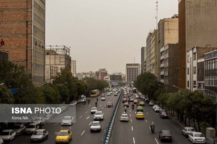 وضعیت کیفیت هوای تهران در 5 مرداد ماه