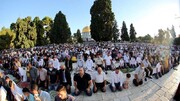 برپایی نماز عید قربان در مسجدالاقصی