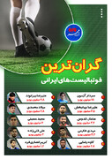 اسامی گران‌ترین فوتبالیست‌های ایرانی