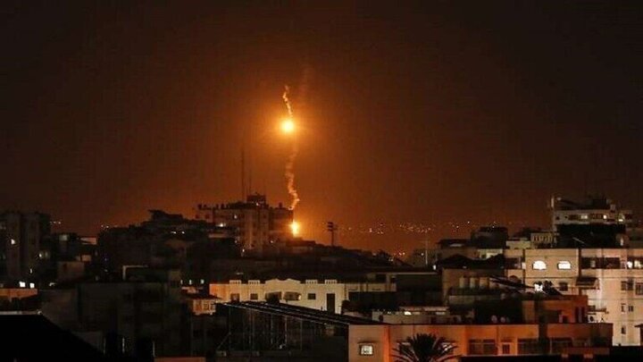  رژیم صهیونیستی نوار غزه را بمباران کرد