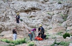  مرگ دردناک یک کوهنورد در روستای «هرایجان»