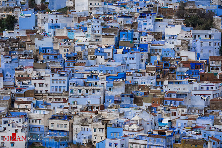 شهری به رنگ آبی در مراکش به روایت تصویر