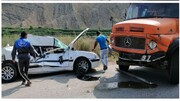 تصادف مرگبار پژو و کامیون در گلستان