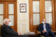 ظریف با قالیباف دیدار و گفتگو کرد