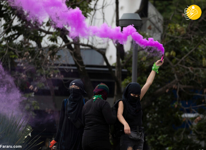 تظاهرات زنان مکزیکی علیه خشونت جنسی در روزهای کرونایی/تصاویر