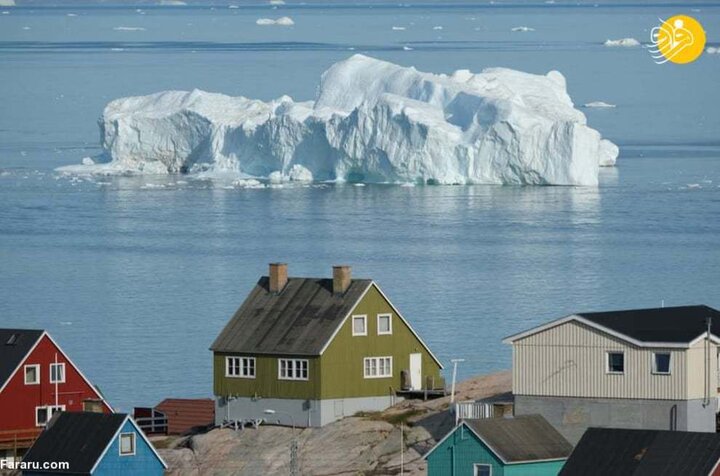 ذوب شدن یخ‌های گرینلند با افزایش دما کره زمین/تصاویر