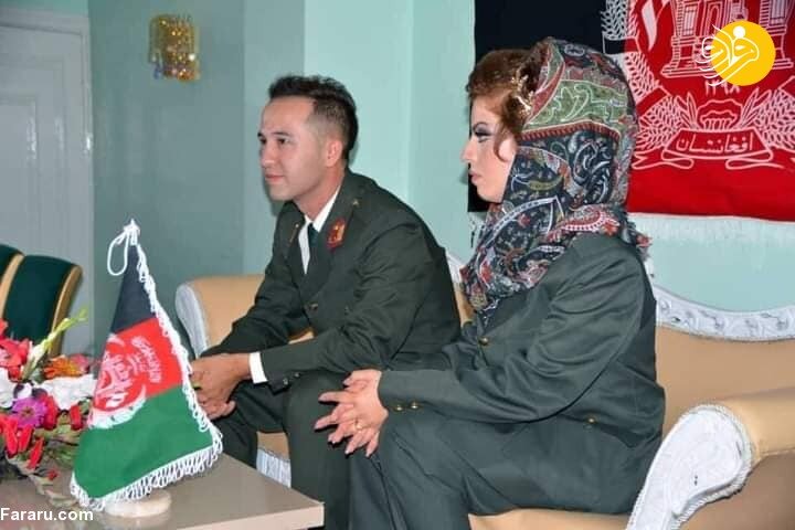 جشن عروسی متفاوت عروس و داماد افغانی با لباس نظامی + فیلم
