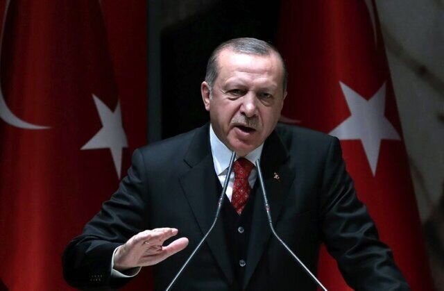 شعری که اردوغان علیه تمامیت ارضی ایران خواند / فیلم