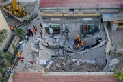 مرگ ۱۷ نفر به دلیل ریزش مرگبار ساختمانی در چین / فیلم