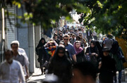 تراکم جمعیت در تهران به ازای هر کیلومتر مربع