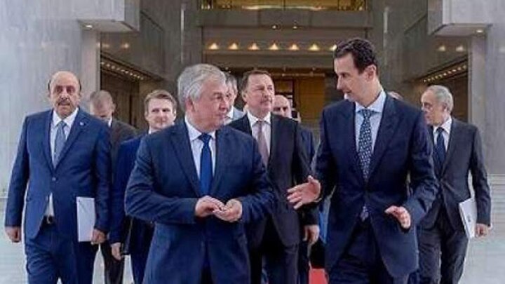 سفر یک هیئت عالی‌رتبه روسی به دمشق