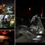 تصادف وحشتناک در پردیس تهران/ فقط مادر خانواده زنده ماند