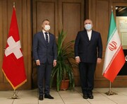 دیدار وزیر خارجه سوییس با ظریف
