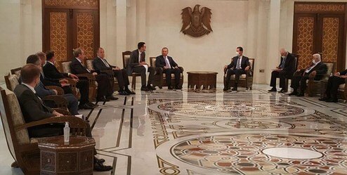 دیدار هیات عالی‌رتبه روس با بشار اسد