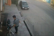 سرقت موتورسیکلت در چند ثانیه+ فیلم