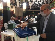 برگزاری انتخابات دور دوم مجلس در شرایط کرونا + تصاویر