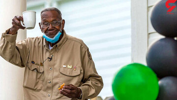جشن تولد ۱۱۱ سالگی پیرترین سرباز دنیا برگزار شد +عکس