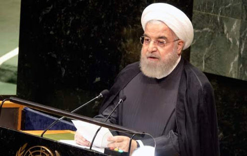  سخنرانی روحانی در سازمان ملل سه شنبه اول مهر ۹۹ 