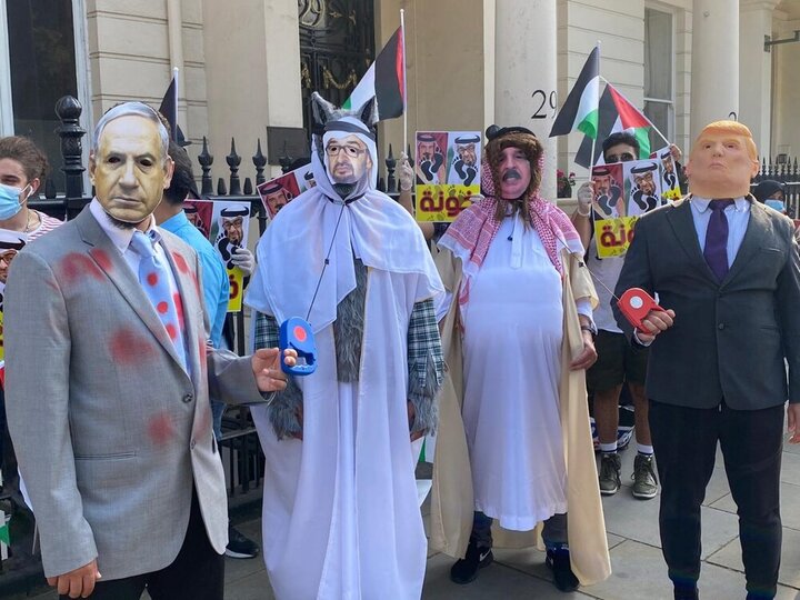 اعتراضات حامیان فلسطین در لندن