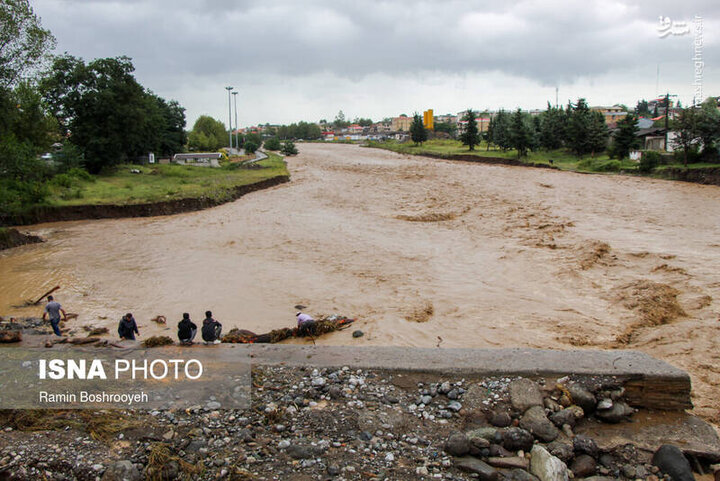 گزارش تصویری از خسارت سیل در  شهر تالش و غرب استان گیلان