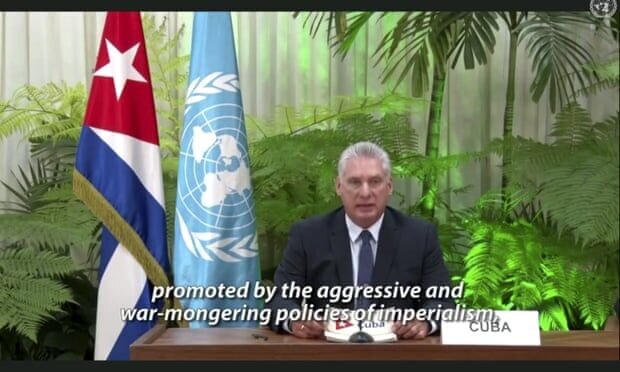 انتقاد تند رییس ‌جمهور کوبا از ترامپ در مجمع عمومی سازمان ملل 
