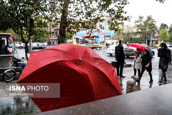 وضعیت خیابان‌های اردبیل پس از یک ساعت بارندگی +فیلم