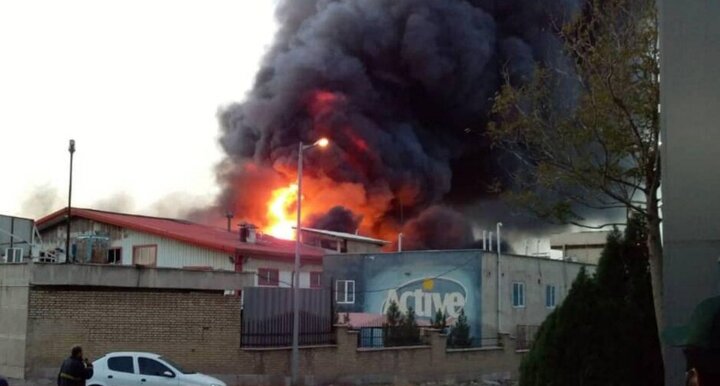جزئیات آتش‌سوزی در کارخانه اکتیو اشتهارد
