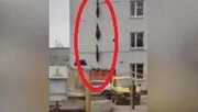 فیلم اجساد کرونایی آویزان از ساختمان بیمارستانی در روسیه چه بود؟