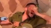 ویدئویی خنده دار از ترس سرباز اسرائیلی از آمپول + فیلم