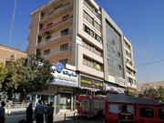 بیمار خشمگین ساختمان پزشکان شیراز را به آتش کشید+ فیلم