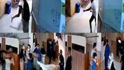 حمله اراذل‌واوباش با قمه به بیمارستان پورسینای رشت + تصاویر