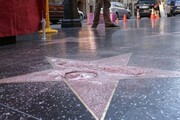 ستاره ترامپ در هالیوود تخریب شد + عکس