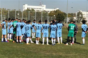 تمرین تیم ملی فوتبال در تاشکند