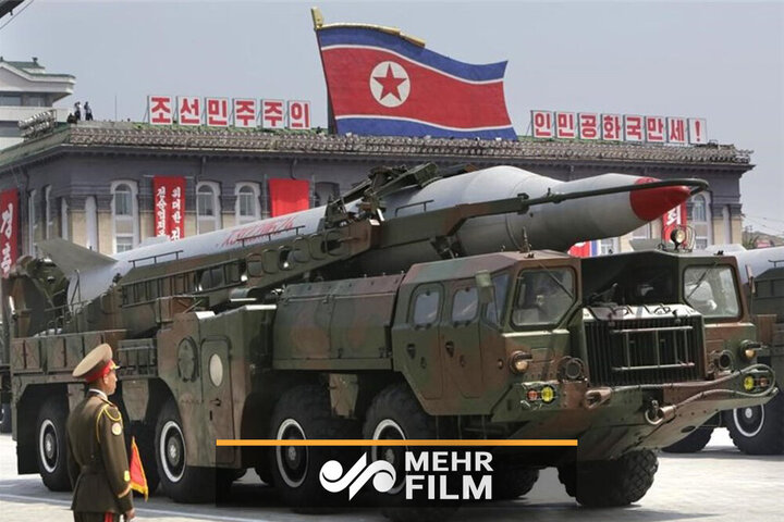  رژه نظامی در کره شمالی با حضور کیم اون +فیلم