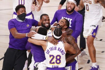 قهرمانی لیکرز در NBA