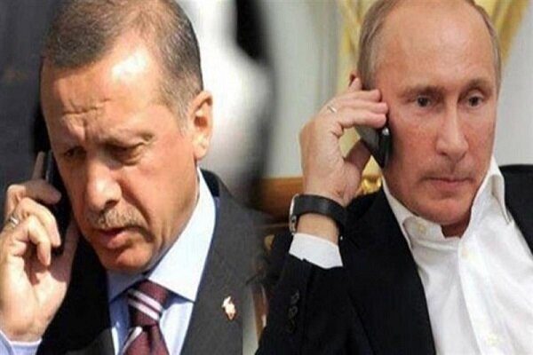 گفتگو تلفنی اردوغان و پوتین در خصوص منطقه قره باغ