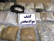 بازداشت شرور مسلح با ۱۰۱ کیلوگرم تریاک در کرمان