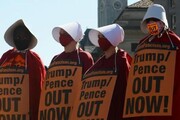 اعتراض زنان علیه ترامپ در واشنگتن