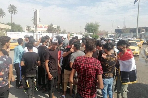  نیروهای امنیتی و معترضان عراقی درگیر شدند