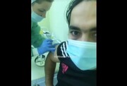 تست واکسن کرونا بر روی حسین روحانی + فیلم