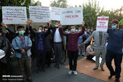 انعکاس تجمع اعتراضی مقابل سفارت فرانسه در تهران در رسانه‌های خارجی