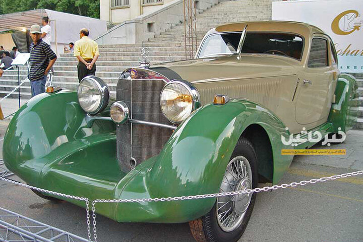 تصاویری از مرسدس بنز کلاسیک ۵۰۰K گران قیمت‌ترین خودروی ایران 