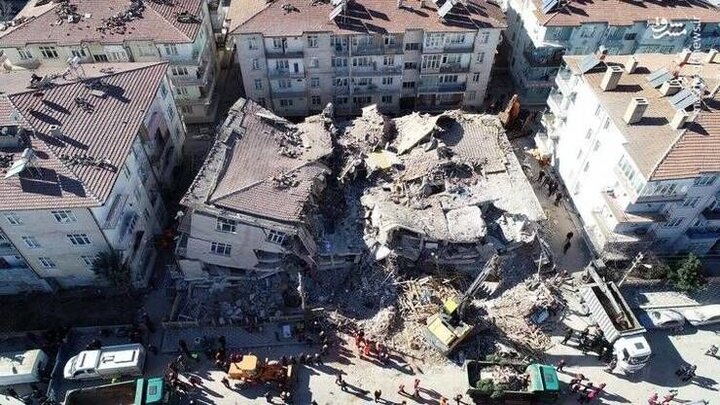 فیلمی از زلزله هولناک ترکیه