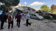 تصاویری تلخ از تلاش نیروهای امدادی برای پیدا کردن اجساد زلزله ازمیر ترکیه +فیلم