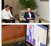 رایزنی ظریف با رییس جمهور کوبا