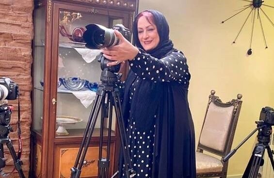 میزبانی مریم امیرجلالی از همکارانش در منزل / عکس