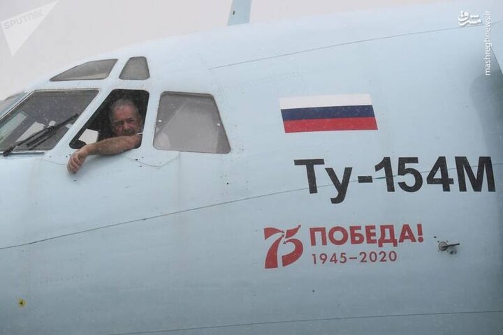 صحنه وحشتناک سقوط هواپیما در مسکو / فیلم